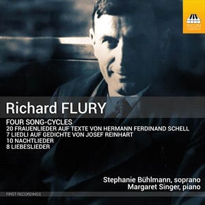 Flury Richard - Flury: Four Song Cycles in der Gruppe Externt_Lager / Naxoslager bei Bengans Skivbutik AB (4290771)