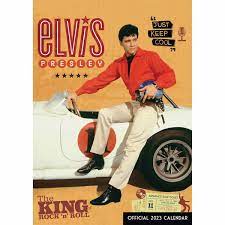 Elvis Presley - Elvis Presley 2023 Calendar A3, Official in der Gruppe CDON - Exporterade Artiklar_Manuellt / Kalendrar_CDON_exporterade bei Bengans Skivbutik AB (4291491)