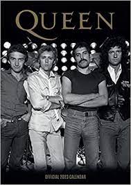 Queen - Queen 2023 Calendar A3, Official Product in der Gruppe CDON - Exporterade Artiklar_Manuellt / Kalendrar_CDON_exporterade bei Bengans Skivbutik AB (4291496)