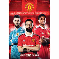 Manchester United FC - Manchester United FC 2023 Calendar A3, O in der Gruppe MK Export CDON Merch bei Bengans Skivbutik AB (4291510)