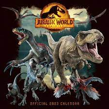 Jurassic World - Jurassic World 2023 Calendar Square, Off in der Gruppe CDON - Exporterade Artiklar_Manuellt / Kalendrar_CDON_exporterade bei Bengans Skivbutik AB (4292800)