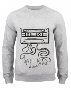 Bengans Sweatshirt - Cassette WLM in der Gruppe Merchandise bei Bengans Skivbutik AB (4294073r)