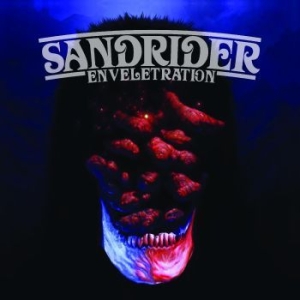 Sandrider - Enveletration (White & Blue Hand-Po in der Gruppe VINYL / Rock bei Bengans Skivbutik AB (4295860)