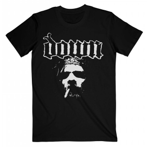 Down - Down Unisex T-Shirt: Face (black) in der Gruppe CDON - Exporterade Artiklar_Manuellt / T-shirts_CDON_Exporterade bei Bengans Skivbutik AB (4299705r)
