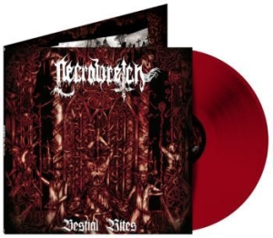 Necrowretch - Bestial Rites (Blood Red Vinyl Lp) in der Gruppe VINYL / Hårdrock bei Bengans Skivbutik AB (4300439)