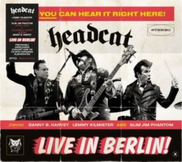 Headcat - Live In Berlin in der Gruppe CD / Bestseller bei Bengans Skivbutik AB (4300823)