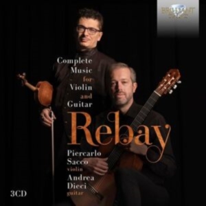 Rebay Ferdinand - Complete Music For Violin & Guitar in der Gruppe Externt_Lager / Naxoslager bei Bengans Skivbutik AB (4302032)