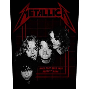 Metallica - Bang That Head Back Patch in der Gruppe MERCHANDISE / Merch / Hårdrock bei Bengans Skivbutik AB (4302334)
