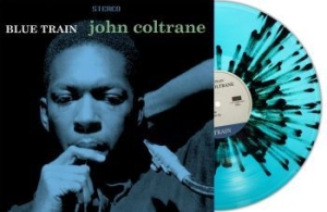 Coltrane John - Blue Train (Turquoise/Black Splatte in der Gruppe VINYL / Jazz bei Bengans Skivbutik AB (4302383)