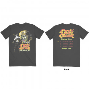 Ozzy Osbourne - Ultimate Remix (X-Large) Unisex Back Print T-Shirt in der Gruppe MERCH / T-Shirt / Sommar T-shirt 23 bei Bengans Skivbutik AB (4303409)