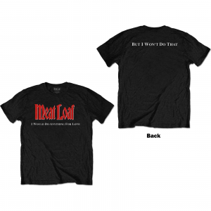 Meat Loaf - IWDAFLBIWDT (Medium) Unisex Back Print T-Shirt in der Gruppe MERCH / T-Shirt / Sommar T-shirt 23 bei Bengans Skivbutik AB (4304029)
