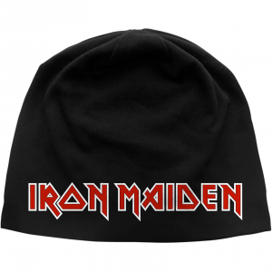 Iron Maiden - Logo Beanie Hat in der Gruppe MERCH /  bei Bengans Skivbutik AB (4304058)