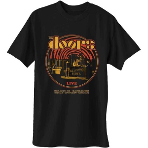 The Doors - Live 68 Retro Circle Uni Bl    in der Gruppe MERCH / T-Shirt / Rockoff_Nya April24 bei Bengans Skivbutik AB (4304100r)