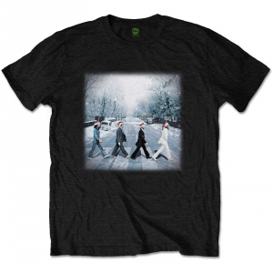 The Beatles - Abbey Christmas Uni Bl     (S) in der Gruppe MERCHANDISE / T-shirt / Pop-Rock bei Bengans Skivbutik AB (4304118)