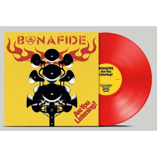 Bonafide - Are You Listening? (Red Vinyl) in der Gruppe VINYL / Hårdrock/ Heavy metal bei Bengans Skivbutik AB (4306414)