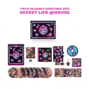 Twice - 2023 Season's Greetings (SECRET LIFE @HOUSE) + 9 Photocards in der Gruppe Minishops / K-Pop Minishops / Twice bei Bengans Skivbutik AB (4306947)