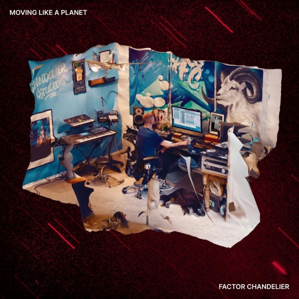 Factor Chandelier - Moving Like A Planet (Dark Red Viny in der Gruppe VINYL / Bestseller bei Bengans Skivbutik AB (4309099)