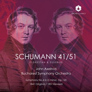 John Axelrod & Bucharest Symphony Orchestra - Schumann 41/51: Florestan & Eusebius in der Gruppe Externt_Lager / Naxoslager bei Bengans Skivbutik AB (4309279)