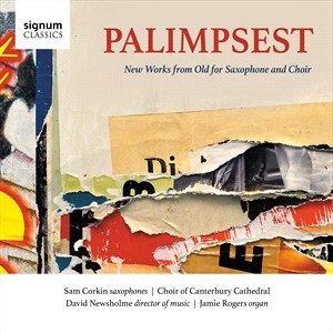 Sam Corkin The Choir Of Canterbury - Palimpsest - New Works From Old For in der Gruppe CD bei Bengans Skivbutik AB (4309288)