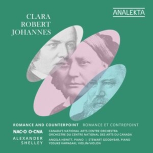 Johannes Brahms Stewart Goodyear - Clara, Robert, Johannes - Romance & in der Gruppe Externt_Lager / Naxoslager bei Bengans Skivbutik AB (4309324)