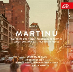 Martinu Bohuslav - Concerto For Violin & Piano Violin in der Gruppe CD bei Bengans Skivbutik AB (4309992)