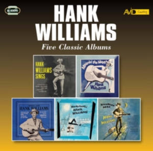 Hank Williams - Five classic albums in der Gruppe CD bei Bengans Skivbutik AB (4310017)