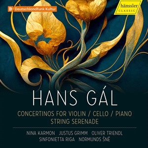 Gal Hans - Concertinos For Violin, Cello, Pian in der Gruppe Externt_Lager / Naxoslager bei Bengans Skivbutik AB (4312415)