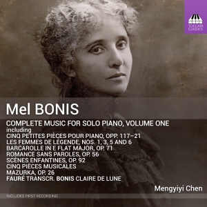 Bonis Melanie - Complete Music For Solo Piano, Vol. in der Gruppe CD bei Bengans Skivbutik AB (4312622)