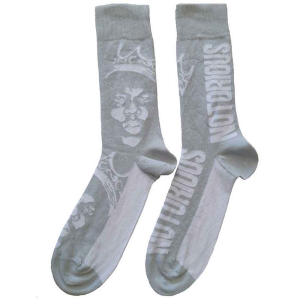 Biggie Smalls - Crown Monochrome Uni Socks (Eu 40-45) in der Gruppe MERCHANDISE / Merch / Hip Hop-Rap bei Bengans Skivbutik AB (4314448)