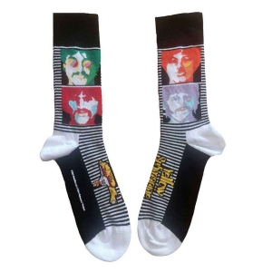 The Beatles - Sea Of..Faces Colour Bl Socks (Eu 40-45) in der Gruppe MERCHANDISE / Merch / Pop-Rock bei Bengans Skivbutik AB (4314449)