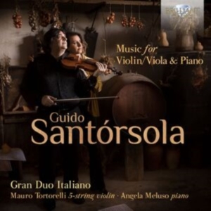 Santorsola Guido - Music For Violin/Viola & Piano in der Gruppe Externt_Lager / Naxoslager bei Bengans Skivbutik AB (4314584)
