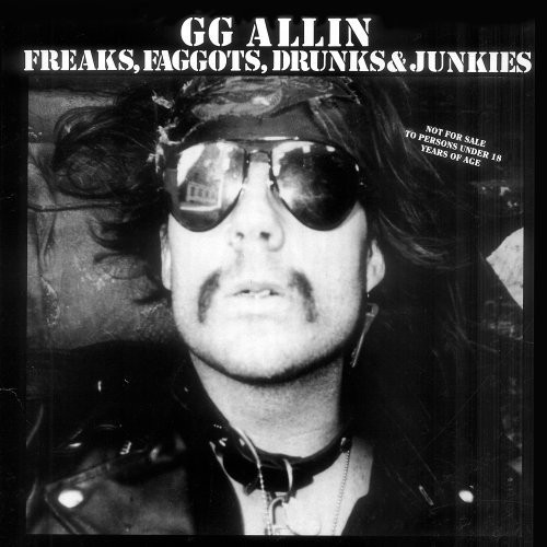 Allin Gg - Freaks, Faggots, Drunks And Junkies in der Gruppe VINYL / Rock bei Bengans Skivbutik AB (4316206)