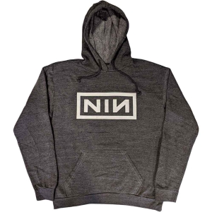 Nine Inch Nails - Classic Logo (Grey) Uni Pullover Hoodie in der Gruppe Merchandise bei Bengans Skivbutik AB (4320838r)