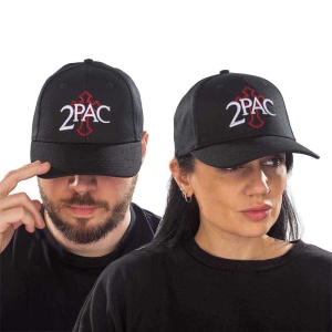 Tupac - Cross Logo Bl Baseball C in der Gruppe MERCHANDISE / Accessoarer / Hip Hop-Rap bei Bengans Skivbutik AB (4321883)