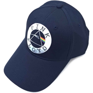 Pink Floyd - Circle Logo Navy Baseball C in der Gruppe MERCHANDISE / Accessoarer / Pop-Rock bei Bengans Skivbutik AB (4321894)