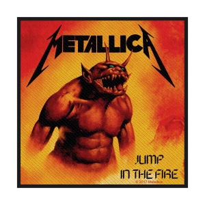 Metallica - Jump In The Fire Standard Patch in der Gruppe MERCHANDISE / Merch / Hårdrock bei Bengans Skivbutik AB (4324167)