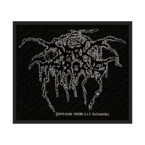 Darkthrone - Lurex Logo Standard Patch in der Gruppe MERCHANDISE / Accessoarer / Hårdrock bei Bengans Skivbutik AB (4324741)