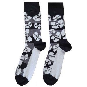 Wu-Tang Clan - Logos Monochrome Bl Socks (Eu 40-45) in der Gruppe MERCHANDISE / Merch / Hip Hop-Rap bei Bengans Skivbutik AB (4338967)