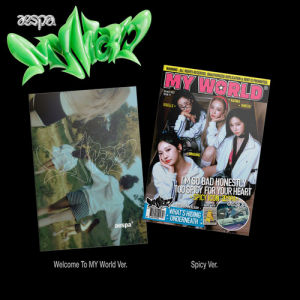 Aespa - 3rd Mini Album (MY WORLD) (Zine Ver.) in der Gruppe Korr_grupp /  bei Bengans Skivbutik AB (4355413)