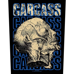 Carcass - Necro Head Back Patch in der Gruppe MERCHANDISE / Merch / Hårdrock bei Bengans Skivbutik AB (4359311)