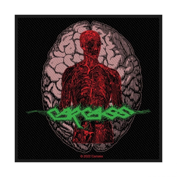 Carcass - Patch - Cabeza in der Gruppe MERCH / Accessoires / Aufnäher bei Bengans Skivbutik AB (4359316)