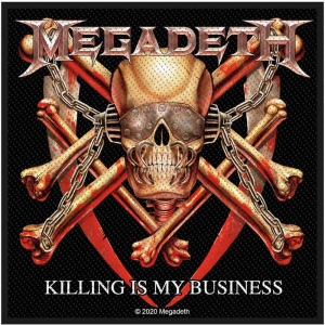 Megadeth - Killing Is My Business Standard Patch in der Gruppe MERCHANDISE / Merch / Hårdrock bei Bengans Skivbutik AB (4359322)