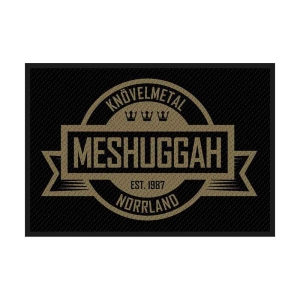 Meshuggah - Crest Standard Patch in der Gruppe MERCHANDISE / Merch / Hårdrock bei Bengans Skivbutik AB (4359349)