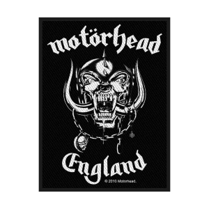 Motorhead - England Standard Patch in der Gruppe MERCHANDISE / Merch / Hårdrock bei Bengans Skivbutik AB (4359365)