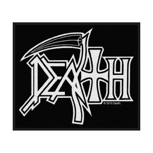 Death - Logo Standard Patch in der Gruppe MERCHANDISE / Merch / Hårdrock bei Bengans Skivbutik AB (4359367)