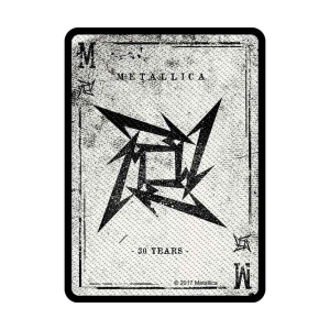 Metallica - Dealer Standard Patch in der Gruppe MERCHANDISE / Merch / Hårdrock bei Bengans Skivbutik AB (4359375)