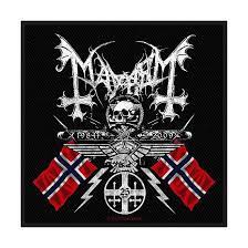 MAYHEM - MAYHEM STANDARD PATCH: COAT OF ARMS (LOO in der Gruppe Merch CDON 2306 bei Bengans Skivbutik AB (4359382)