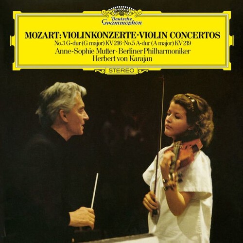 Wolfgang Amadeus Mozart - Violin Concertos 3 & 5 in der Gruppe VINYL / Klassiskt bei Bengans Skivbutik AB (4365220)