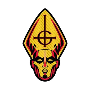 Ghost - Papa Head Standard Patch in der Gruppe MERCHANDISE / Merch / Hårdrock bei Bengans Skivbutik AB (4379228)