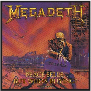 Megadeth - Peace Sells Standard Patch in der Gruppe MERCHANDISE / Merch / Hårdrock bei Bengans Skivbutik AB (4379240)